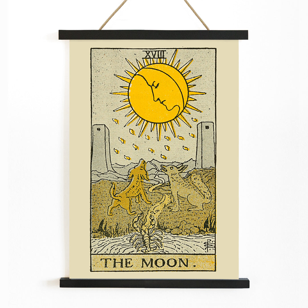 , with wooden magnetic frame on white background