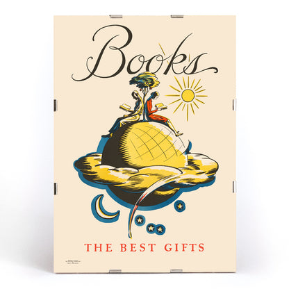 , framed and displayed in modern living room decor