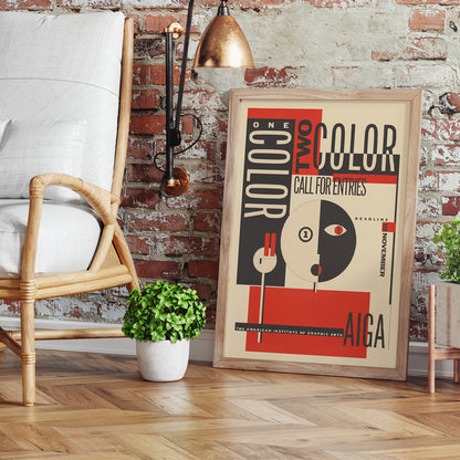 , framed and displayed in home decor