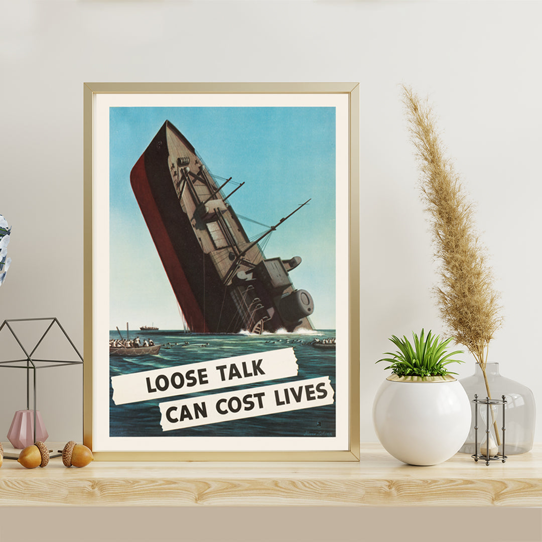 , framed and displayed in home decor