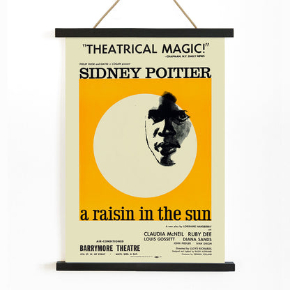 , with wooden magnetic frame on white background