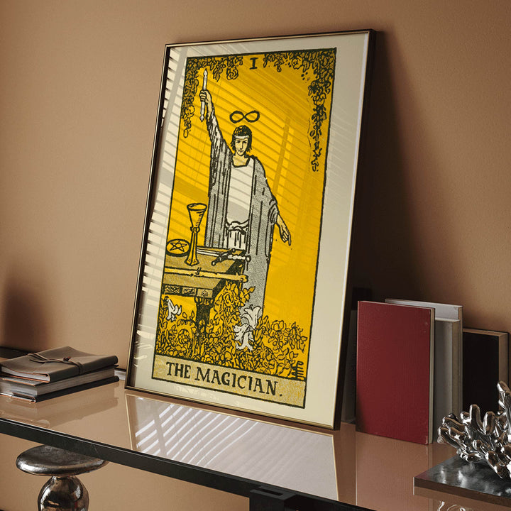 , framed and displayed in home decor