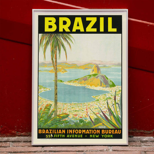 , framed and displayed in home decor