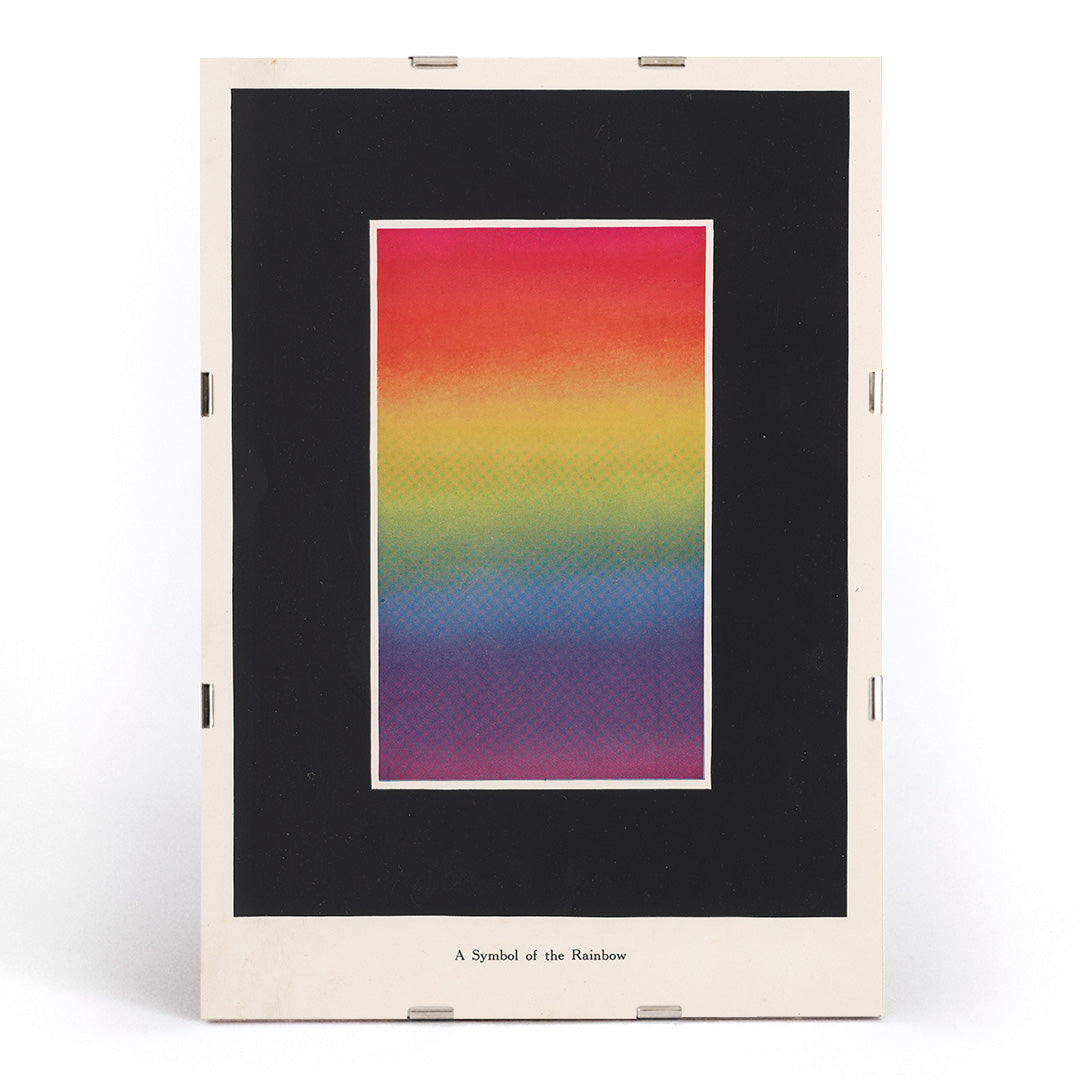 , framed and displayed in modern living room decor