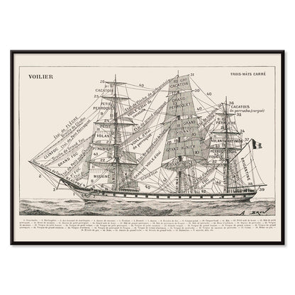 , with black aluminium frame on white background