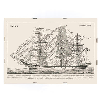 , framed and displayed in modern living room decor