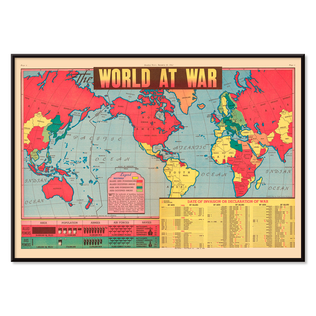 , with black aluminium frame on white background