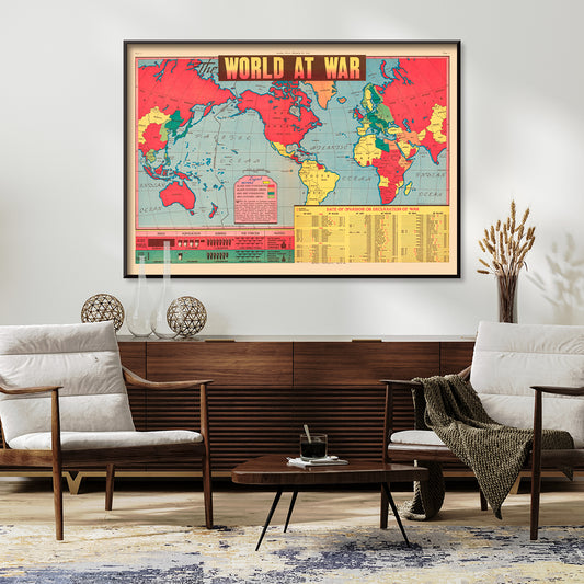 , framed and displayed in home decor