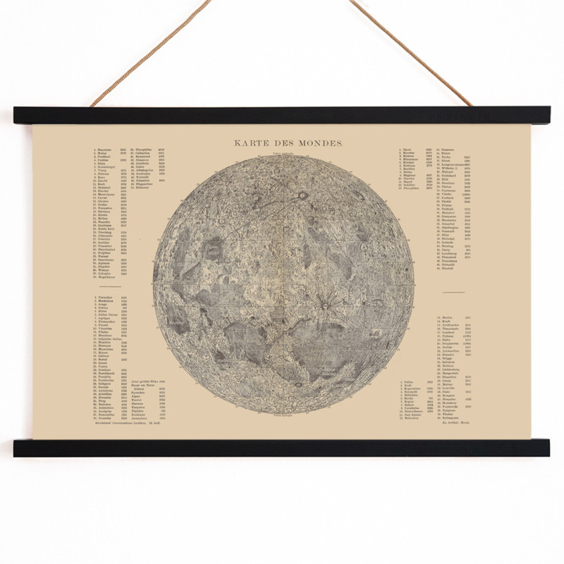 Carte de la lune